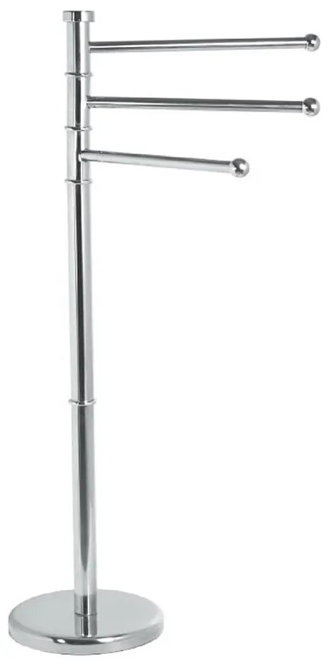 Aqualine - Stojan s vešiakom na uteráky SAMBA 85,5 cm nerez/lesklý chróm