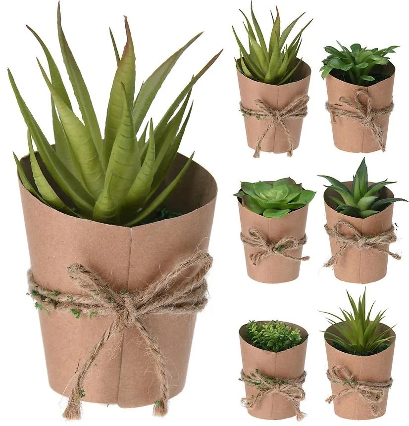 Kvet v papierovom kvetináči 7X15CM