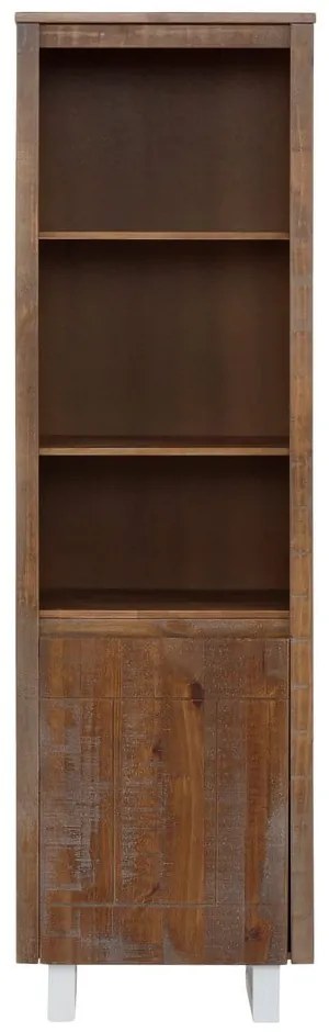 Knižnica z borovicového dreva v prírodnej farbe 55x180 cm Lagos - Støraa