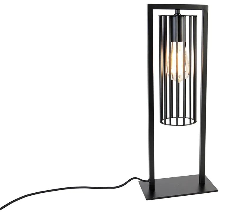 Inteligentná moderná stolná lampa čierna vrátane Wifi ST64 - Balenco Wazo