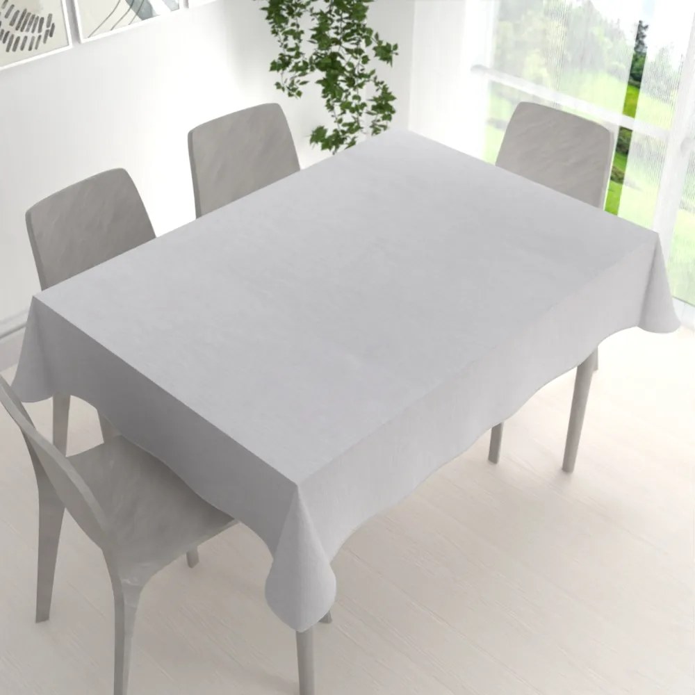 Biante Teflónový obdĺžnikový obrus TF-067 Sivý režný 80x120 cm