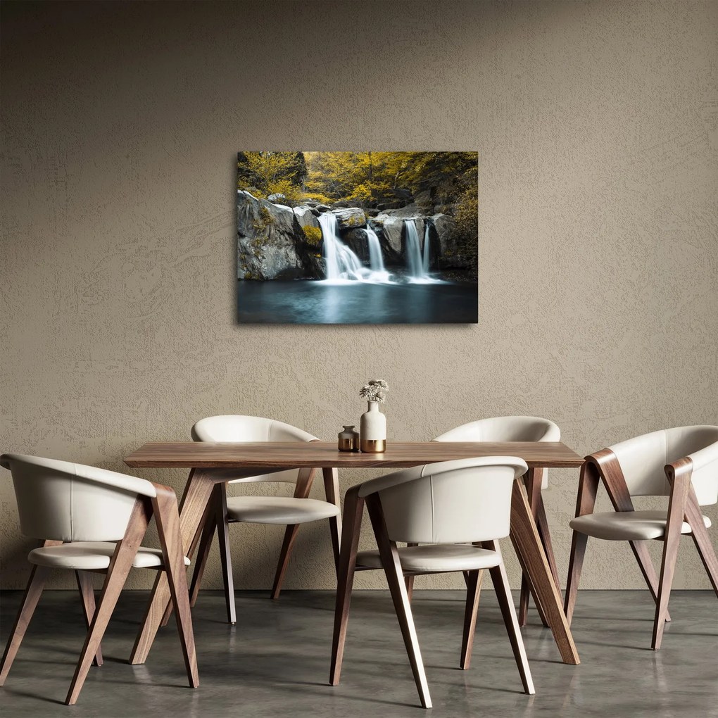 Obraz - Vodopády, Lushan, Čína (70x50 cm)