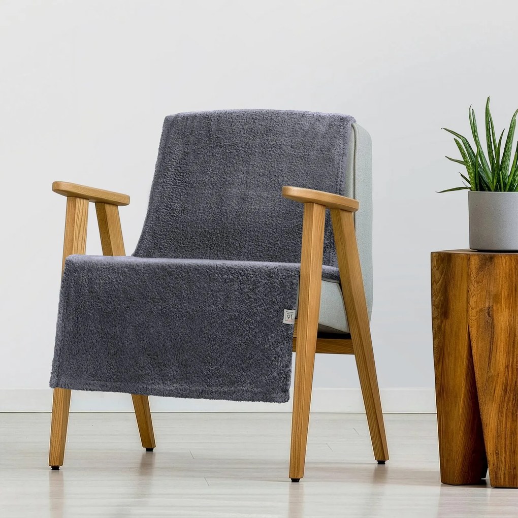 DEKA Z MIKROFLANELU LORI 70X160 CM SIVÁ