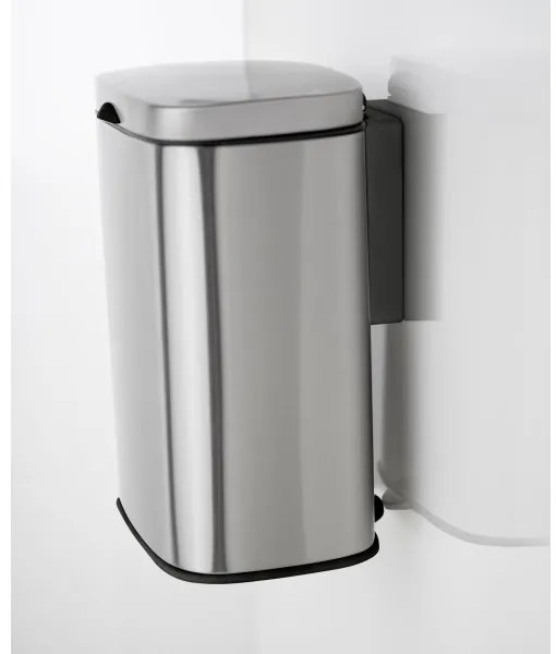 WENKO 25336100 - Kôš SARE 21,5x29,5 cm strieborný