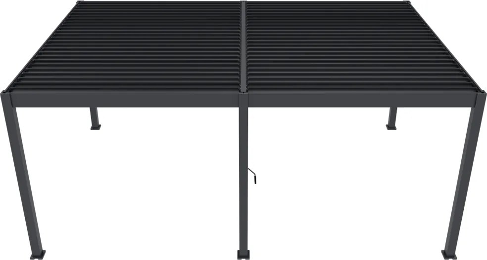 Bioklimatická pergola INTRO DUO 6x4m, hliník, voľne stojaca