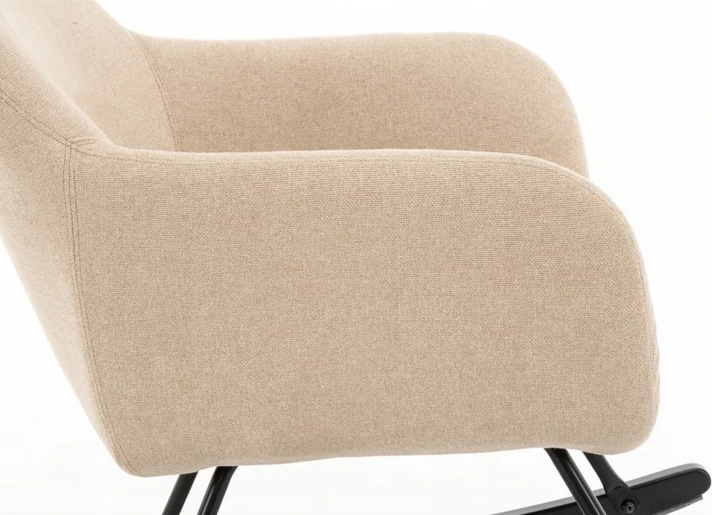 Hojdacie kreslo Galileo, béžová tkanina