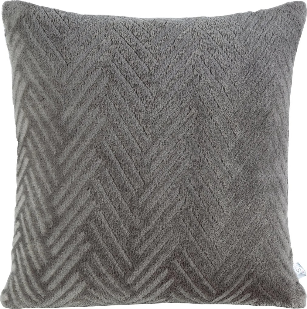 DEKORAČNÁ OBLIEČKA NA VANKÚŠ MERY1 40X40 CM SIVÁ