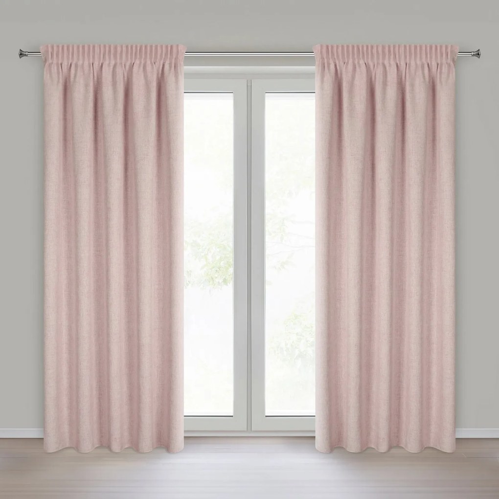 ZÁVES NA PÁSKE JULA2 140X270 CM PUDROVÁ