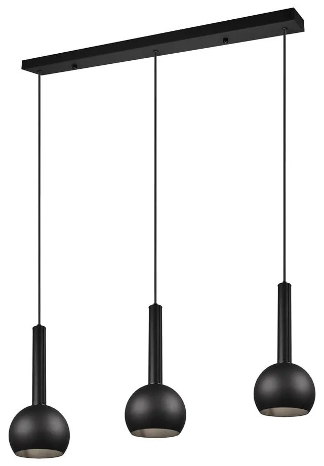 Čierne závesné svietidlo Ciliana – CINQUE