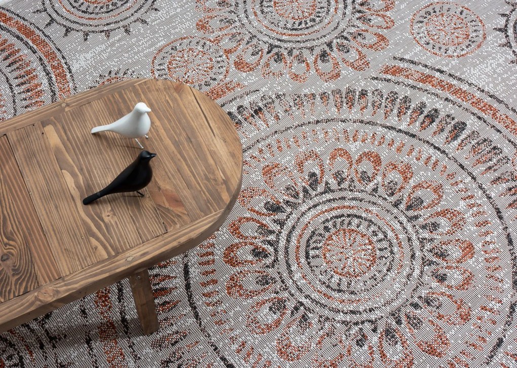 My Flair, Kusový koberec Echo cream – na von aj na doma, 80x150, béžová, chodba / predsieň