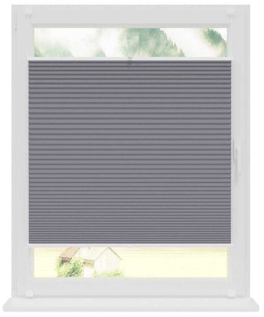 Dekodum Neinvazívna voštinová plisovaná roleta grey Šířka (cm): 101