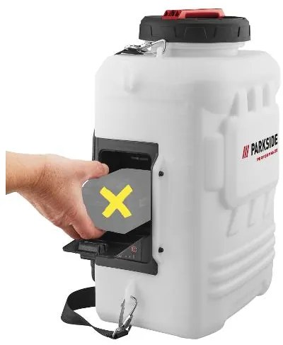 Parkside Performance® Aku tlakový postrekovač na chrbát 20 V 16L Prdsp 20-Li C2 - bez akumulátora (100387271)