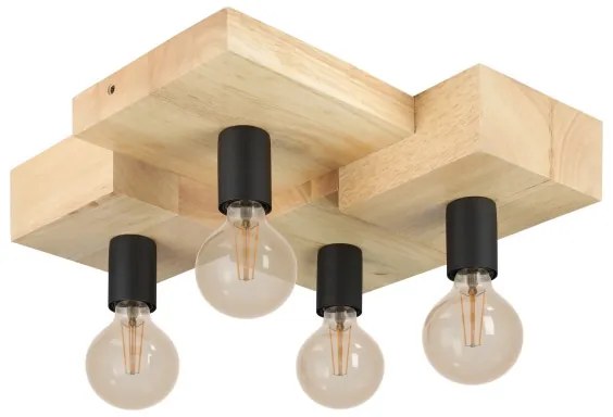 Eglo 43798 - Stropné svietidlo HALKIN 4xE27/40W/230V