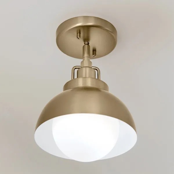 Kichler KL-NIVA-1W-1P-CPZ - Nástenná lampa NIVA 1xE27/40W/230V mosadz