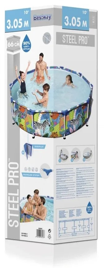 Bazén Bestway Marine Life 10FT 305x66cm - 56985