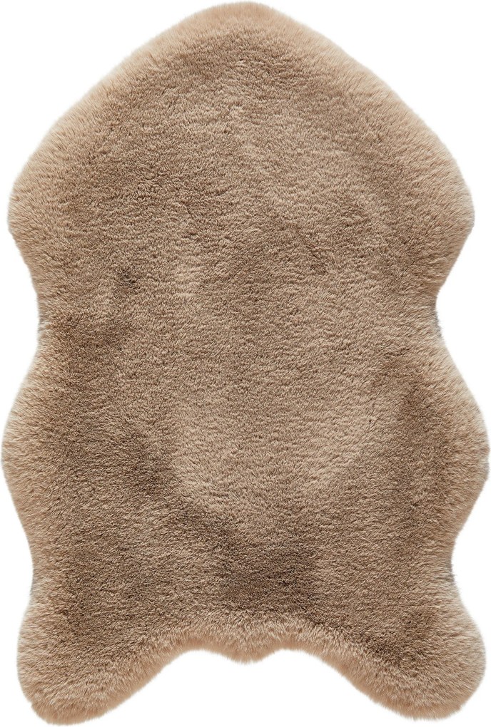XXXLutz UMELÁ KOŽUŠINA, 60/90 cm, taupe Novel - Koberce - 007821016102