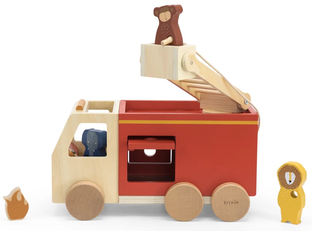 Trixie Drevené hasičské auto
