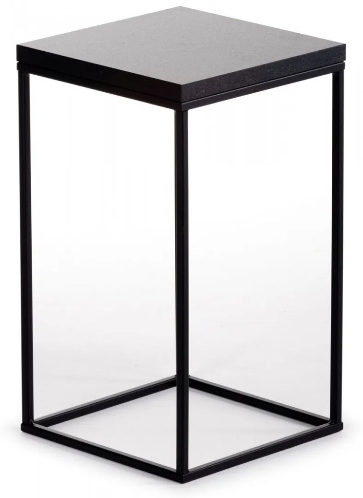 Kvetinový stojan CHARR I 40 cm čierny