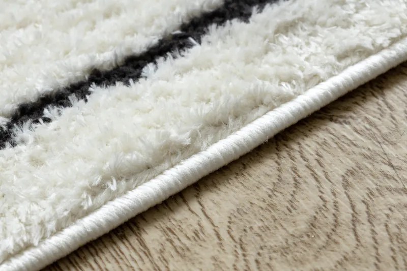 Kusový koberec Mode 8494 geometric cream/black, 140x190, biela, čiernobiela, chodba / predsieň, Dywany Łuszczów