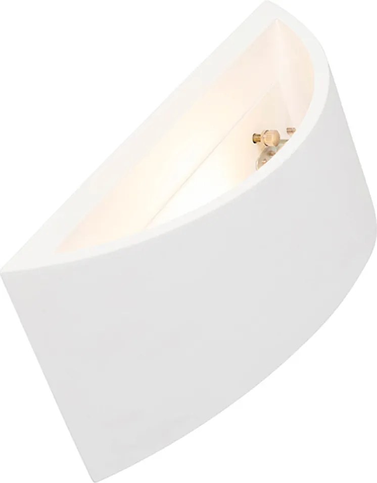 Inteligentná nástenná lampa biela 20 cm vrátane Wifi G9 - Tum