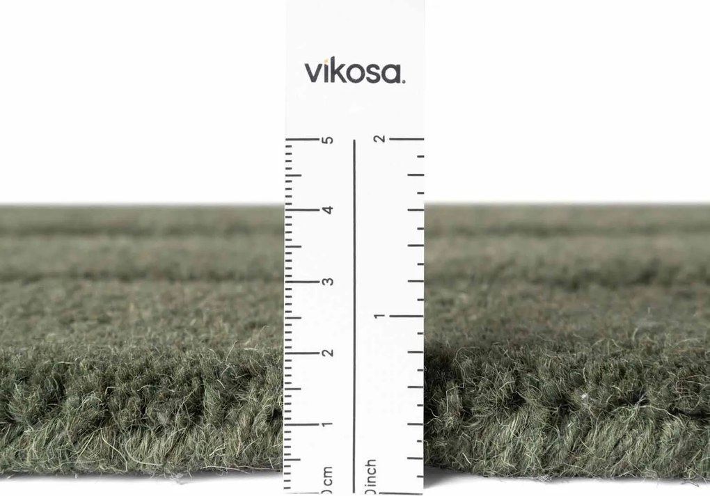 Vikosa, Kusový koberec Vikosa Arcura 106271 Dark Green, 80x150, zelená, obývacia izba