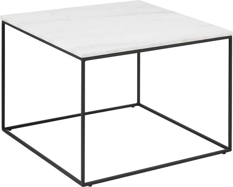 Konferenční stolek Morgan 60x60 cm, mramor, bílá SCHDNH000017592S SCANDI+