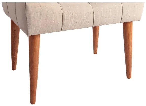 Taburet LUMI 40x58 cm krémový