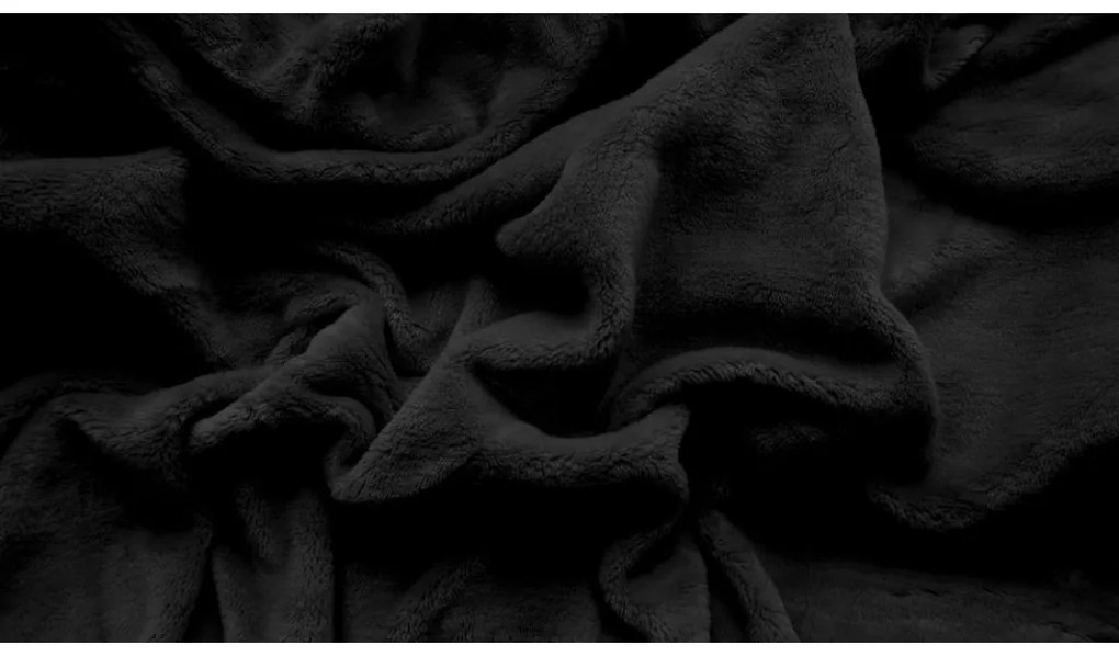 Obliečky z mikrovlákna SOBY A STROMČEKY biele + plachta mikroplyš SOFT 90x200 cm čierna