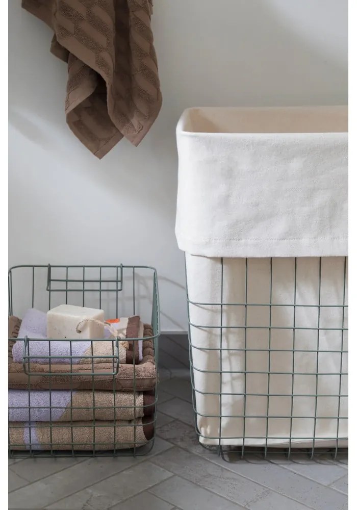 Zelený kovovo-látkový kôš na bielizeň 64 l Store-It – Mette Ditmer Denmark