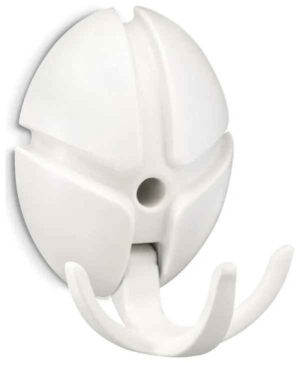 Biely nástenný plastový háčik Tick – Spinder Design