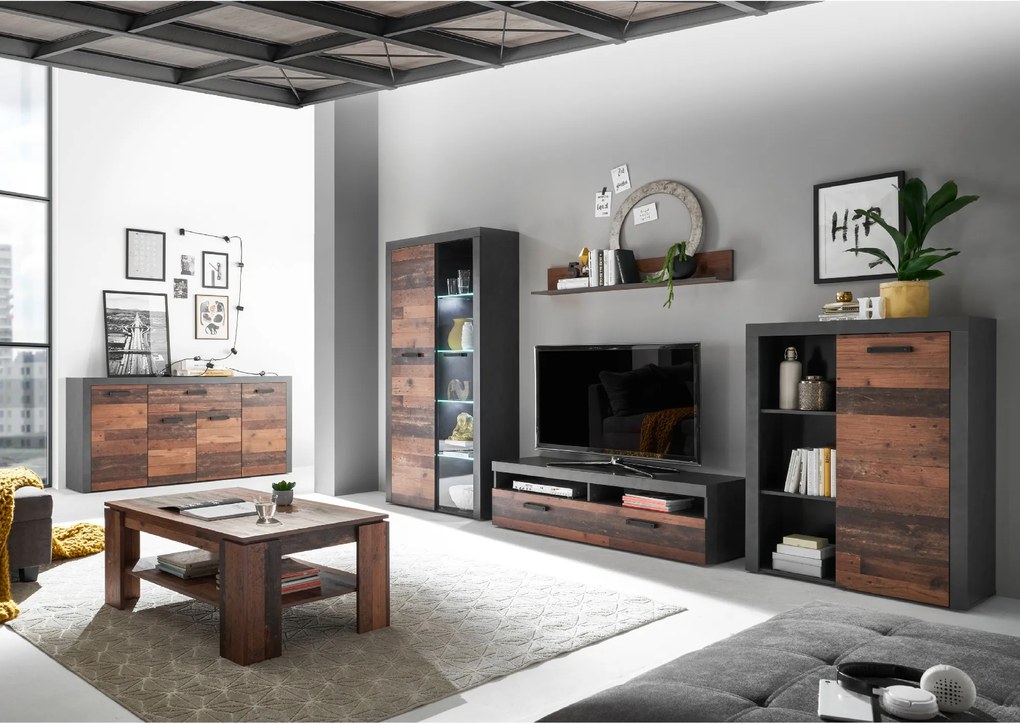 Sconto Komoda JONES matera/old style