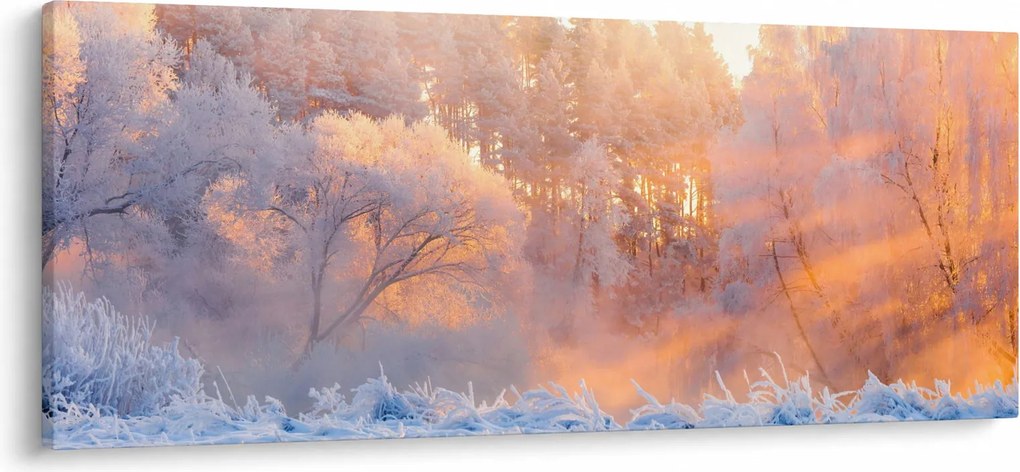 Obraz - Mrazivé svitanie (120x50 cm)