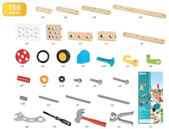 Brio Builder - konštrukčný set 135 ks