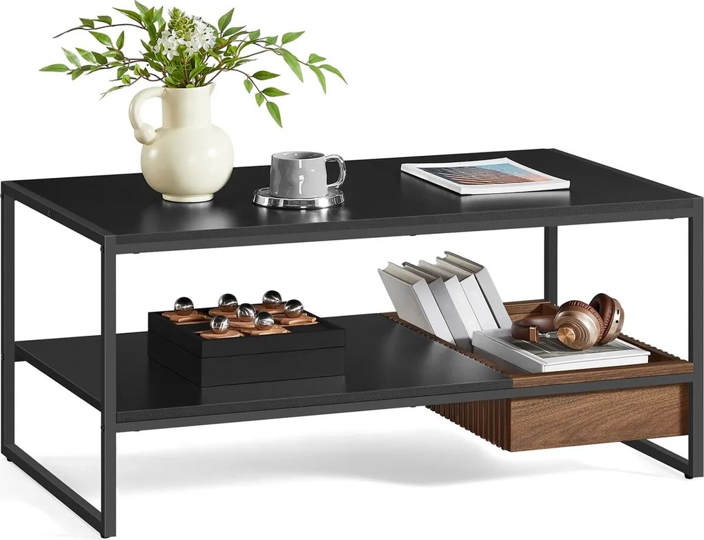 Konferenčný stolík E1081 BK, čierna