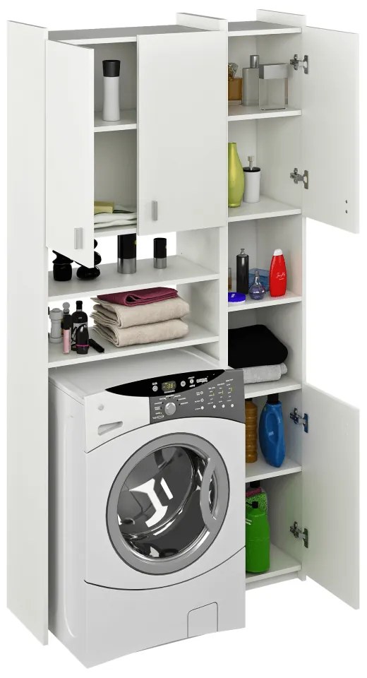 Skrinka nad práčku MIRALI, biela
