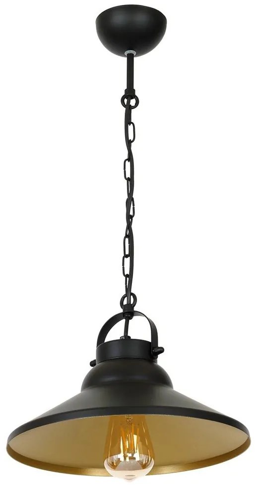 Luster na reťazi IRON 1xE27/60W/230V