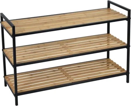 Botník s 3 policami Fargo, bambus%