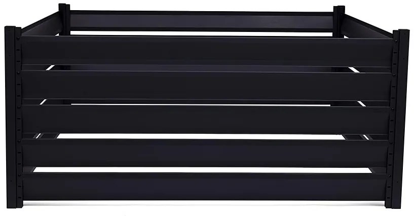 Kompostér Trestles 1100×2100×1000 mm, čierny KOMP1-9005