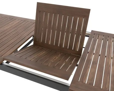 Doppler EXPERT WOOD Plus - záhradná hliníková sedacia súprava 8+1