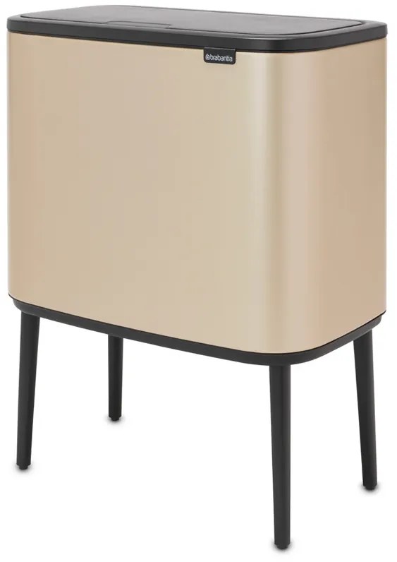 Brabantia BO Touch Bin 11+23L champagne