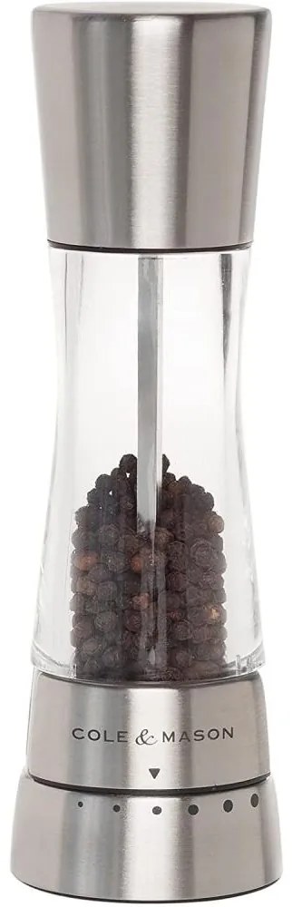 Cole&Mason - Mlynček na korenie DERWENT 19 cm lesklý chróm