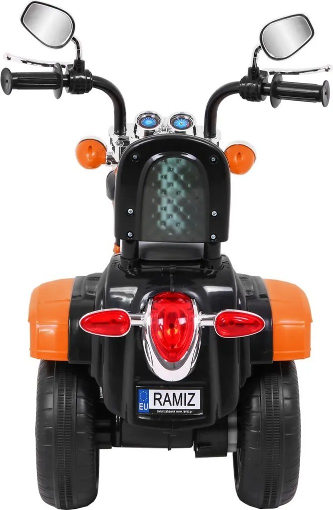 Ramiz Motorka Chopper NightBike oranžová