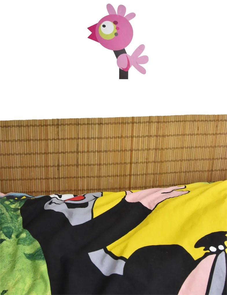 Bambusová rohož za posteľ hnedá Šírka rohože: 90 cm, Dĺžka rohože: 200 cm