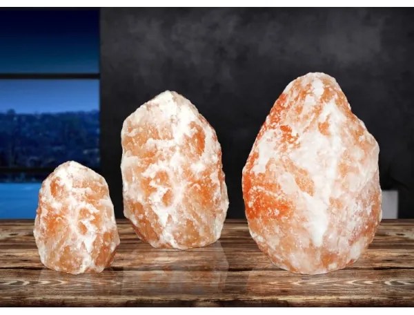 GLOBO 2834 - Soľná lampa STONE 1xE14/15W/230V