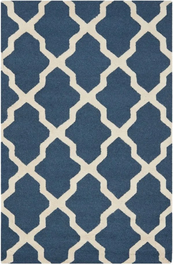 Modrý koberec Safavieh Ava, 182 x 121 cm