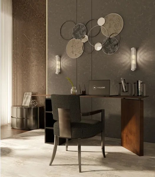 MAXLIGHT W0241 - Nástenné svietidlo FLORENCE 2xE14/40W/230V chróm