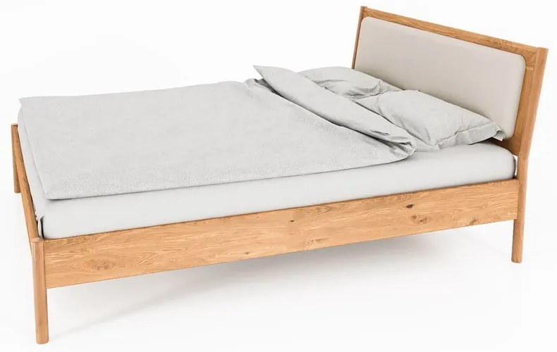 Jednolôžková posteľ z dubového dreva 90x200 cm v prírodnej farbe Pola - The Beds