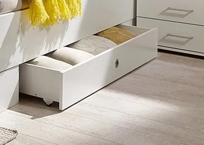 Posteľ s osvetlením Cheep 180x200 cm, biela