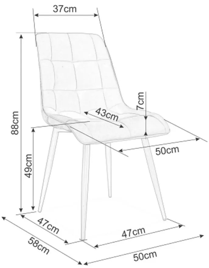 JEDÁLENSKÁ STOLIČKA KEITH BREGO 77
