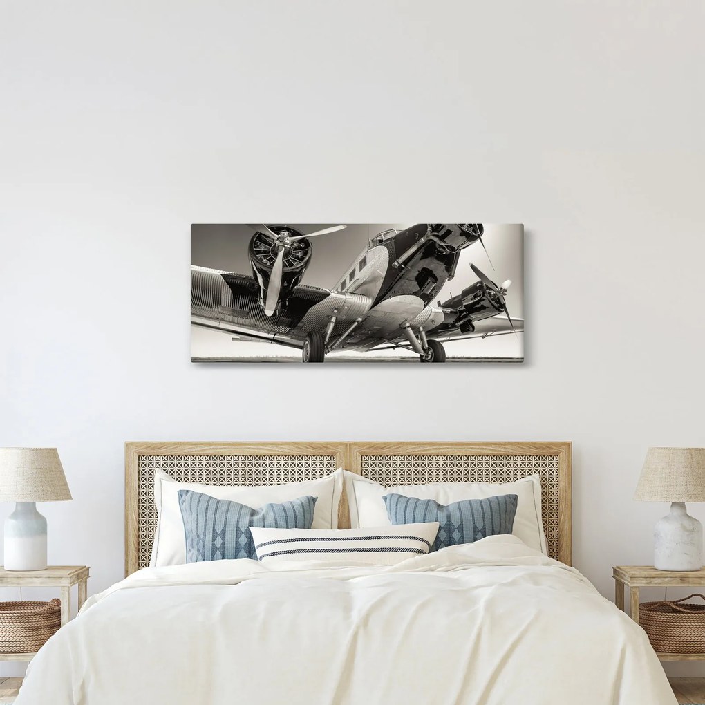 Obraz - Historické lietadlo (120x50 cm)